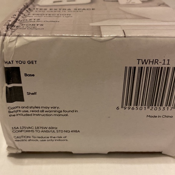 Socket shelf accessory holder and recharging station - Picture 6 of 6